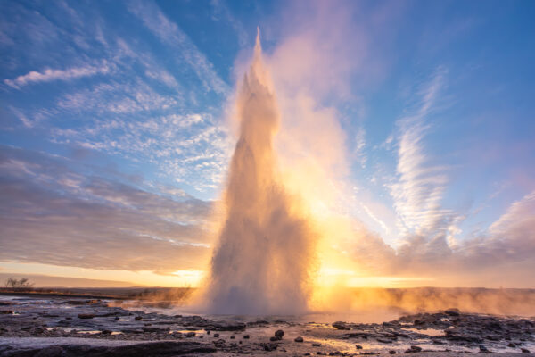 Geysir - Strukkur, IJsland